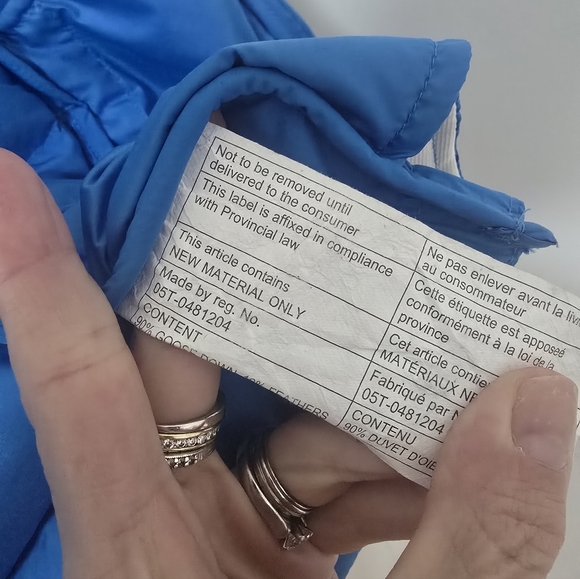 Lululemon Fluffin' Awesome Down Jacket In Cornflower Size 6 - Picture 8 of 10